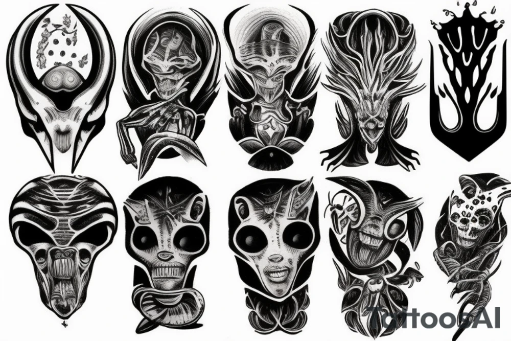 alien tattoo idea