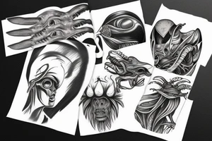alien tattoo idea