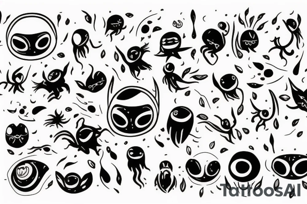 baby alien tattoo idea