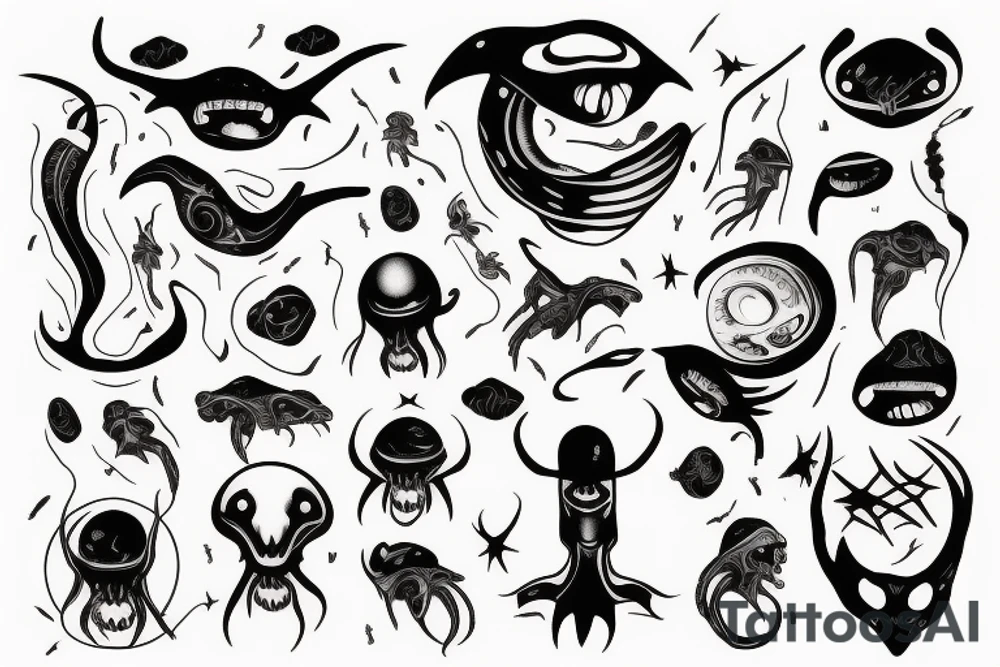 alien tattoo idea