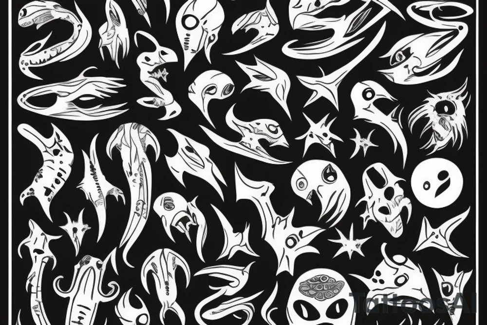 alien tattoo idea