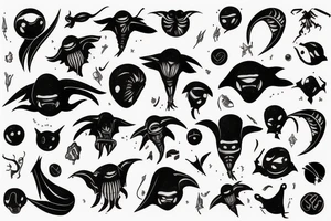 alien tattoo idea