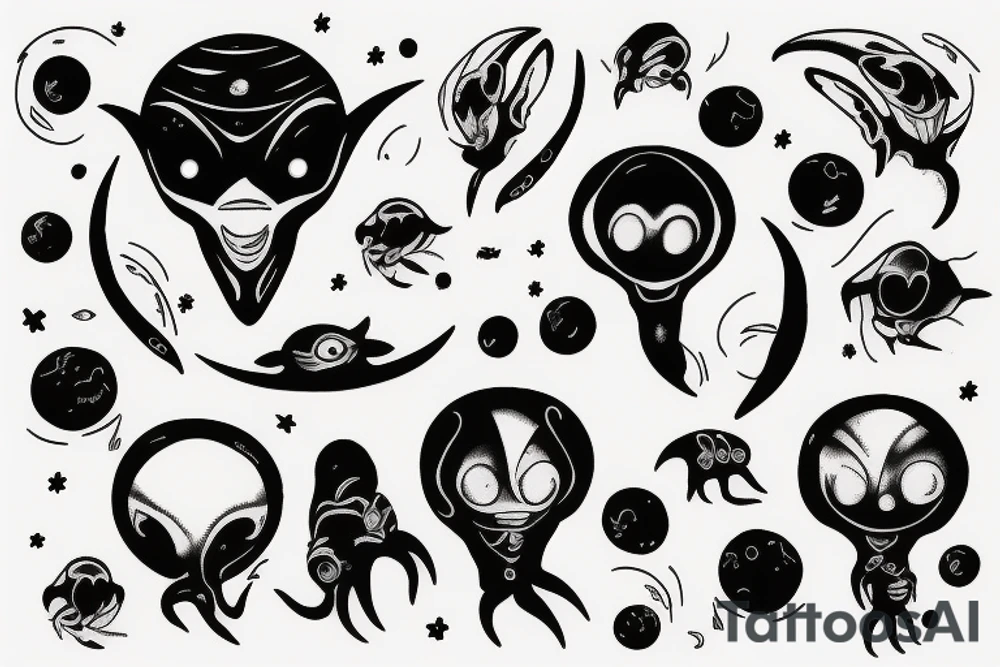 alien tattoo idea