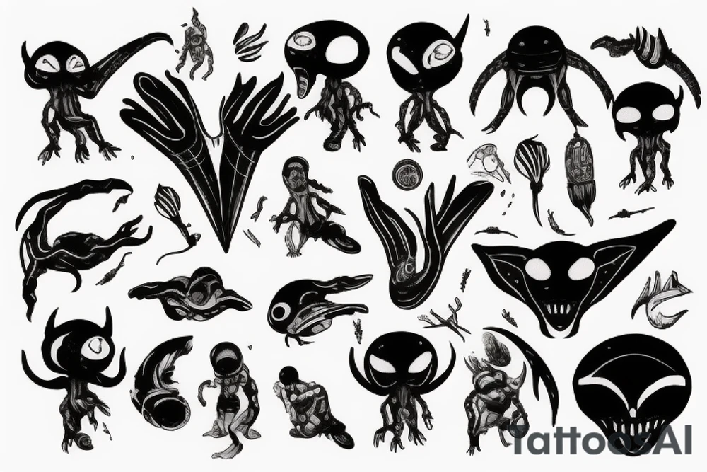 alien tattoo idea
