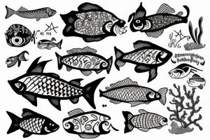 fishy tattoo idea