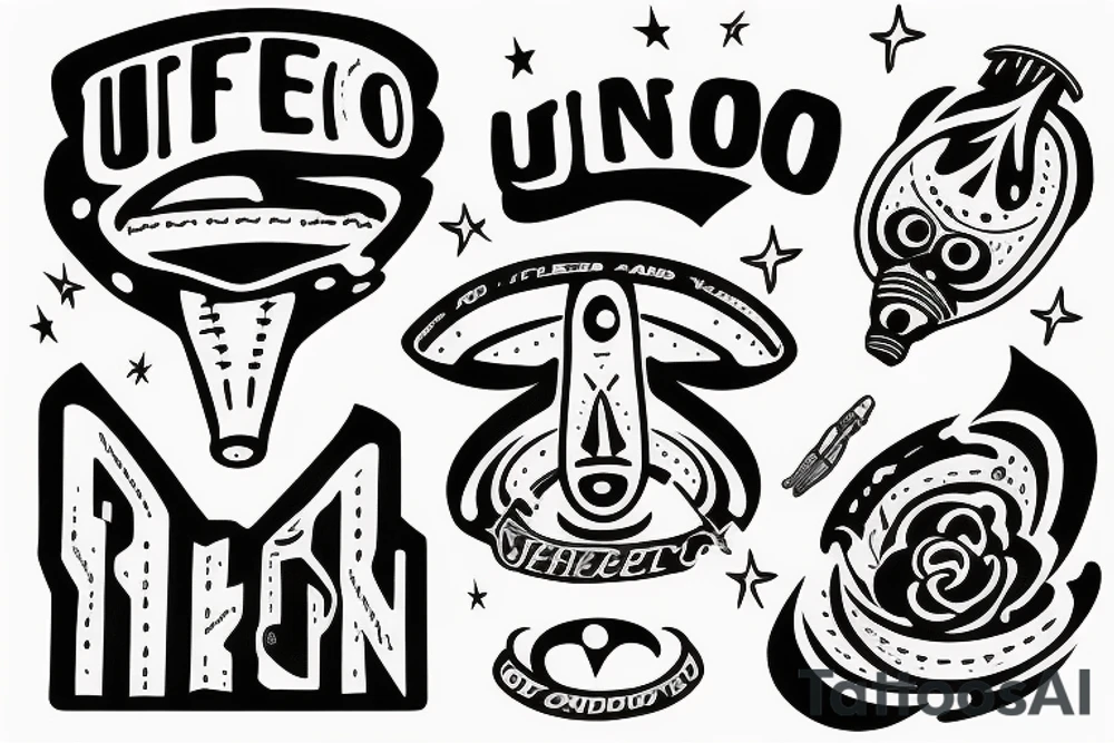 UFO tattoo idea