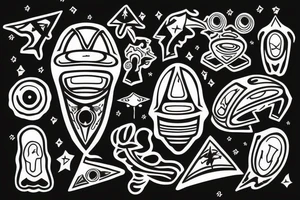 UFO tattoo idea