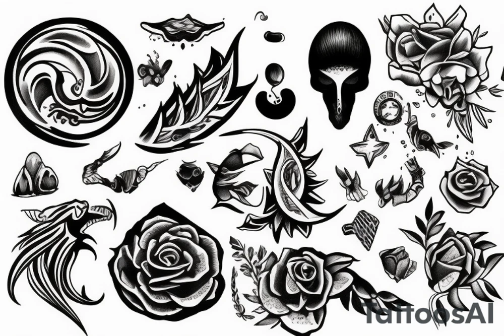 cool planet tattoo idea