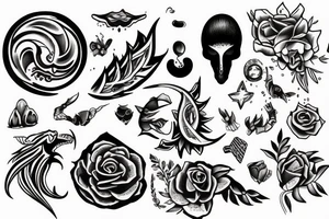 cool planet tattoo idea