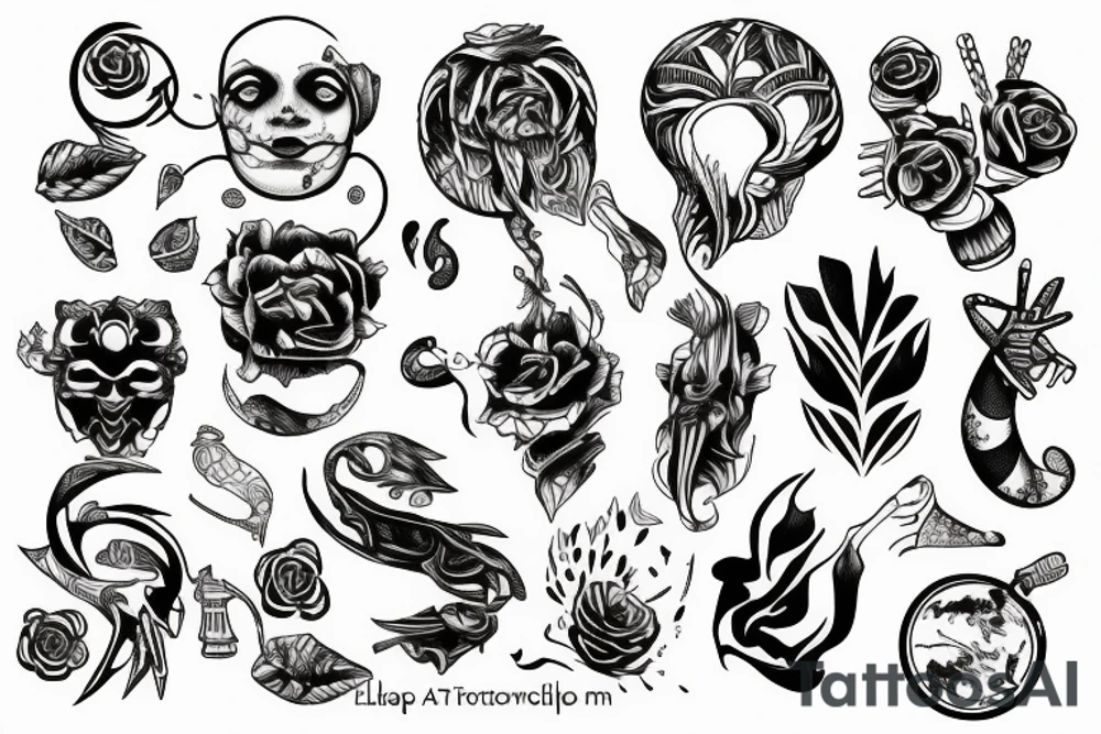 cool planet tattoo idea