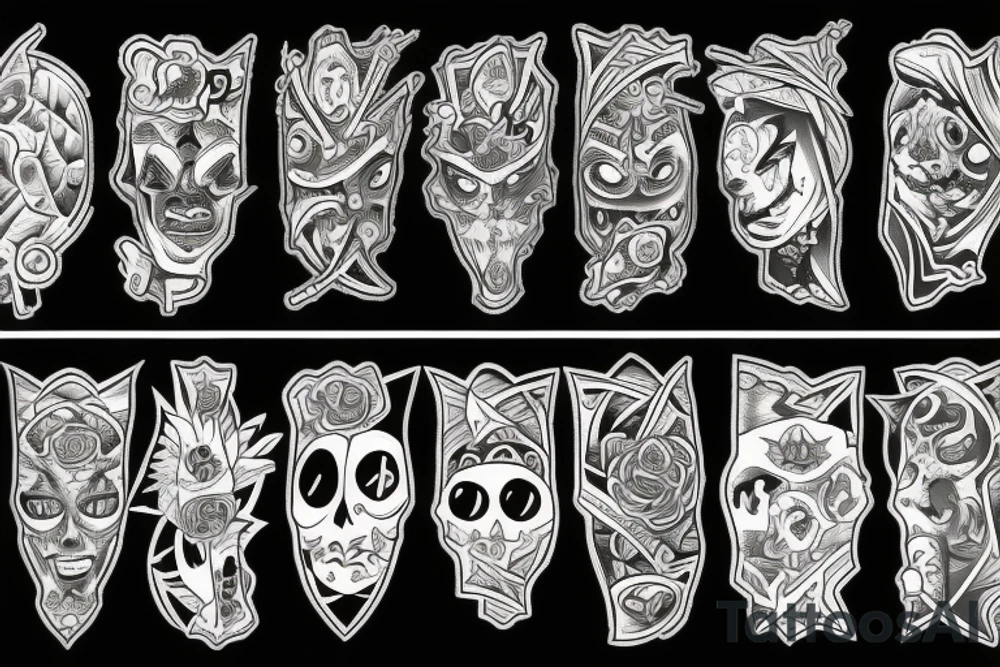 DMT visuals tattoo idea