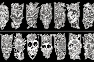DMT visuals tattoo idea
