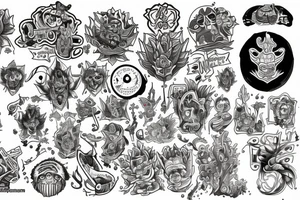 DMT visuals tattoo idea