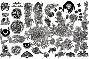 DMT visuals tattoo idea