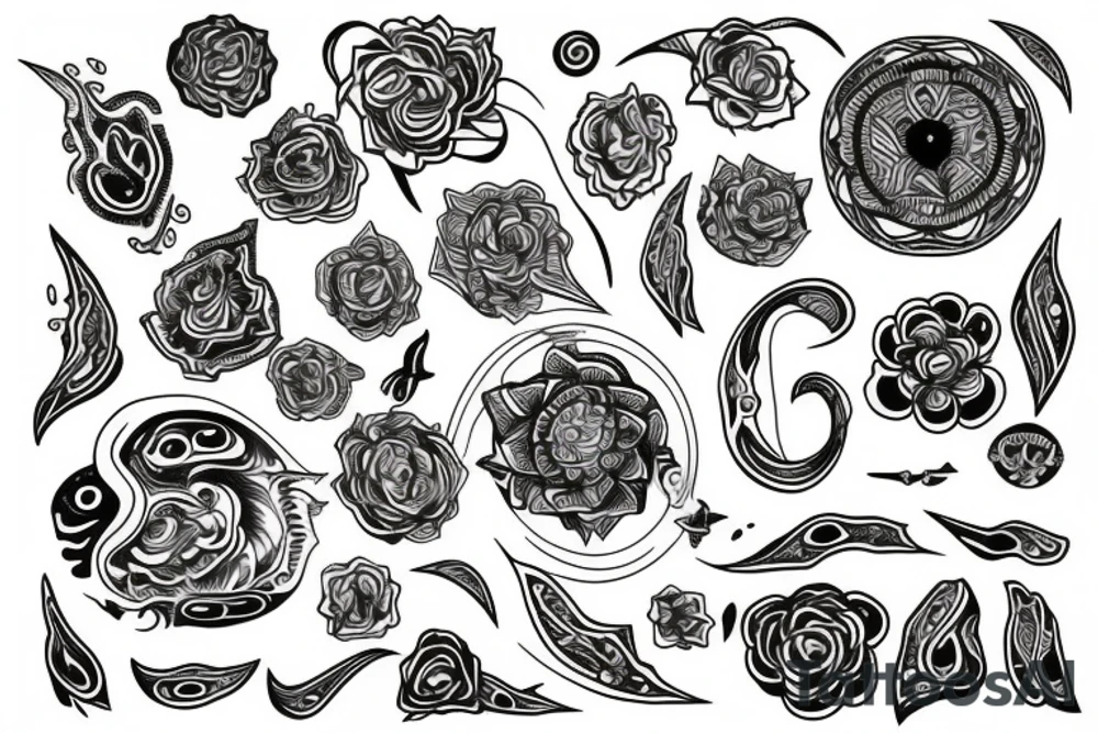 DMT visuals tattoo idea