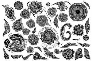 DMT visuals tattoo idea