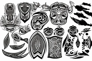 trippy visuals tattoo idea