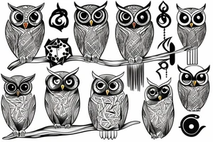 Egale owl tattoo idea
