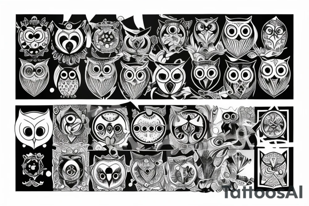 Egale owl tattoo idea