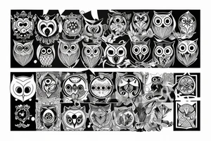 Egale owl tattoo idea