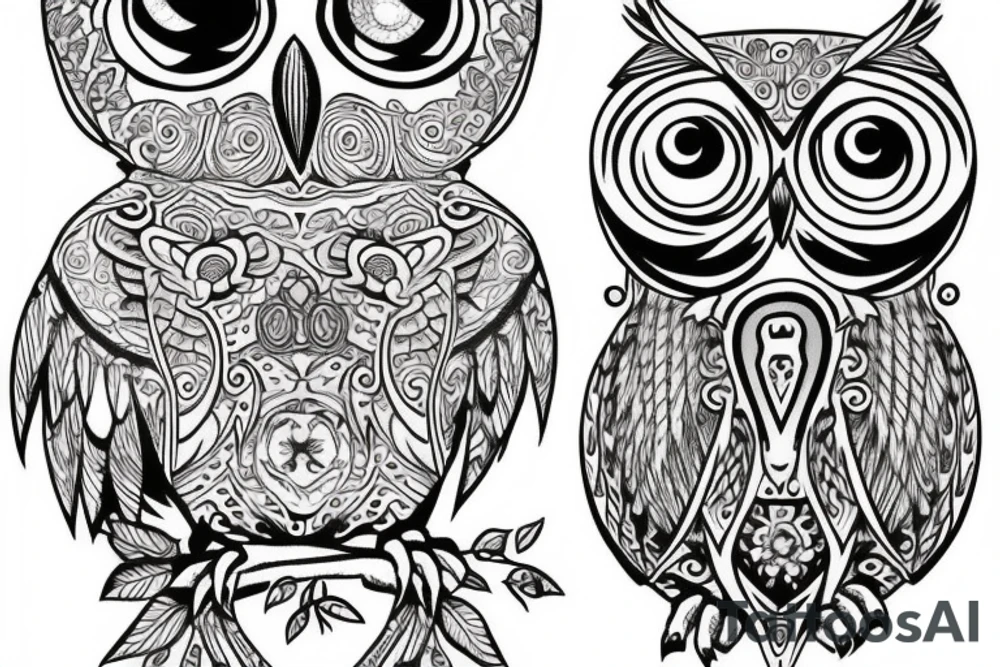 Egale owl tattoo idea