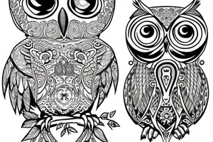 Egale owl tattoo idea