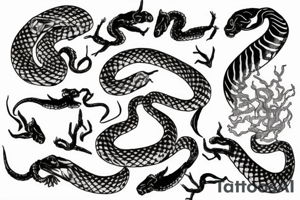 Kingsnake tattoo idea