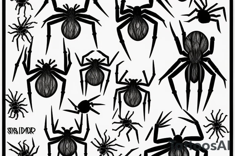 Spider tattoo idea
