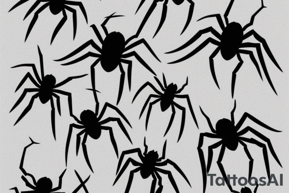 Spider tattoo idea