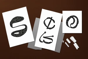Letter V with dot tattoo idea