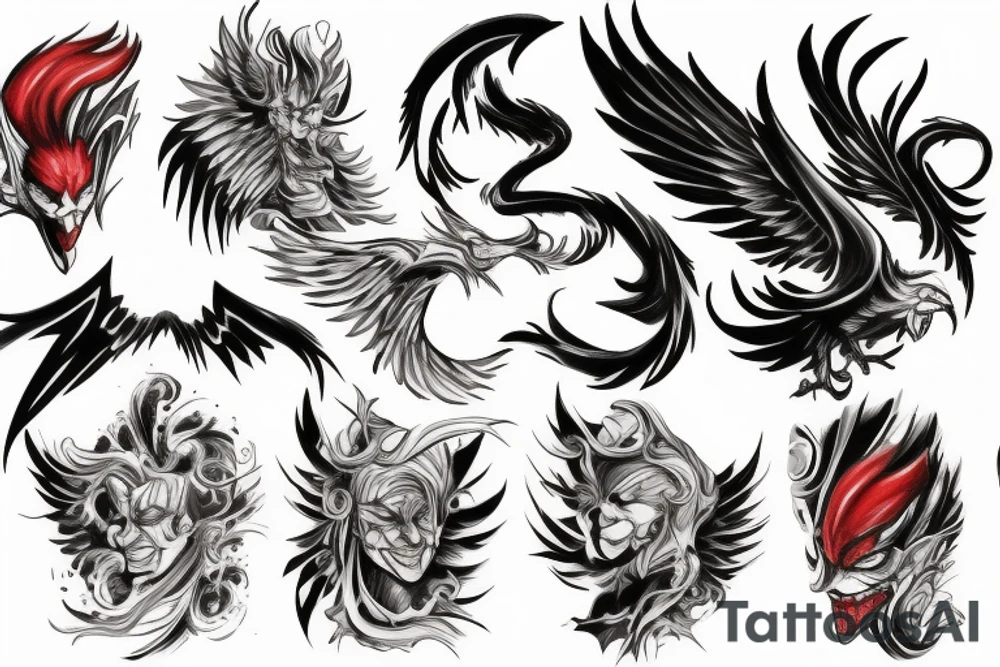 Joker Phoenix tattoo idea