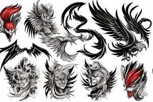 Joker Phoenix tattoo idea