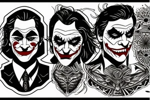 Joker by Joaquin Phoenix tattoo idea
