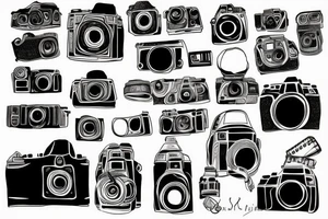 Camera tattoo idea