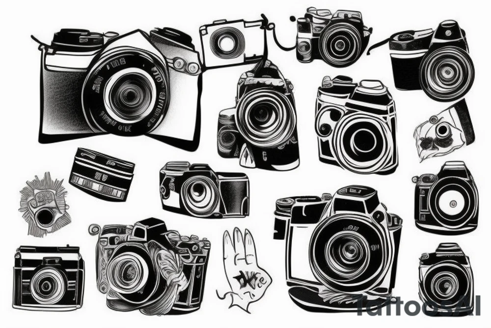 Camera tattoo idea