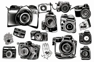 Camera tattoo idea
