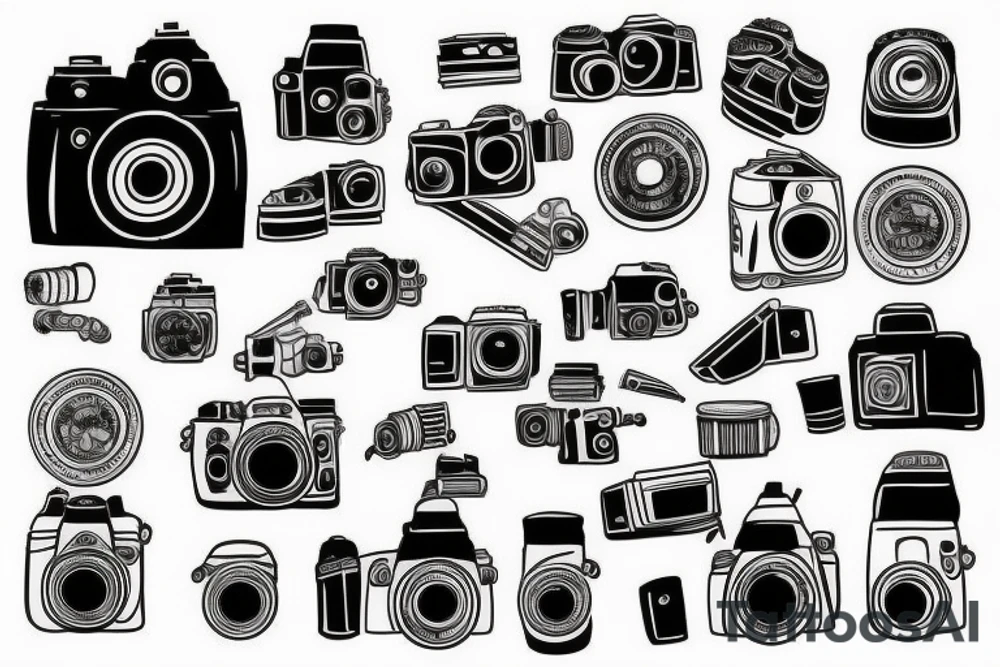 Camera tattoo idea