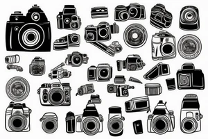 Camera tattoo idea