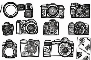 Camera tattoo idea