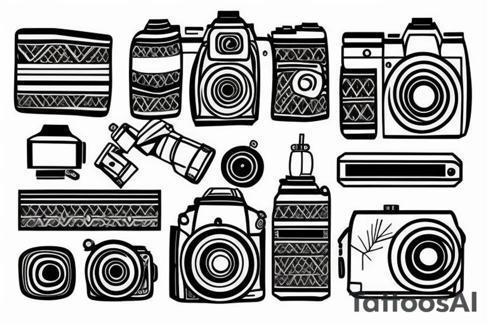 Camera tattoo idea