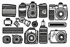 Camera tattoo idea