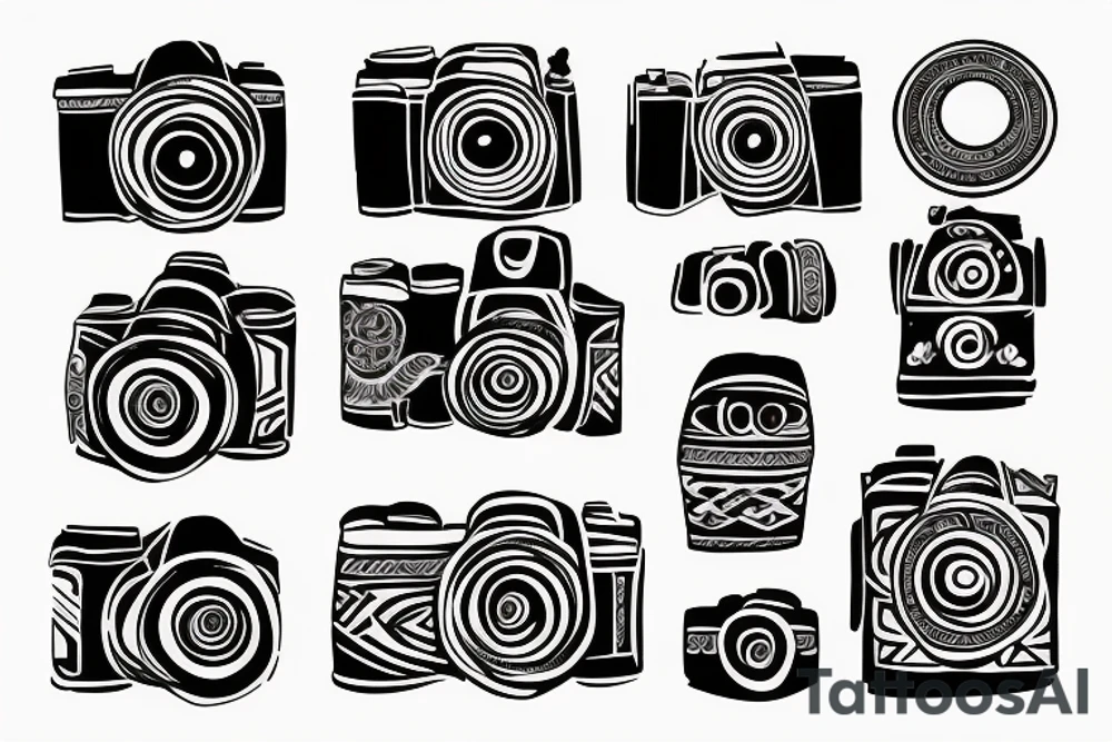Camera tattoo idea