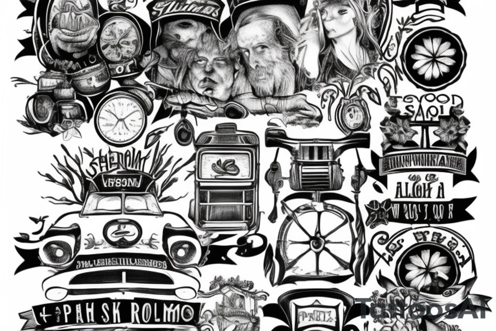 Stephen Paulus's song "The Road Home" tattoo idea