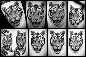 unhinged royal bengal tiger tattoo idea