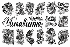 UMAIMA tattoo idea