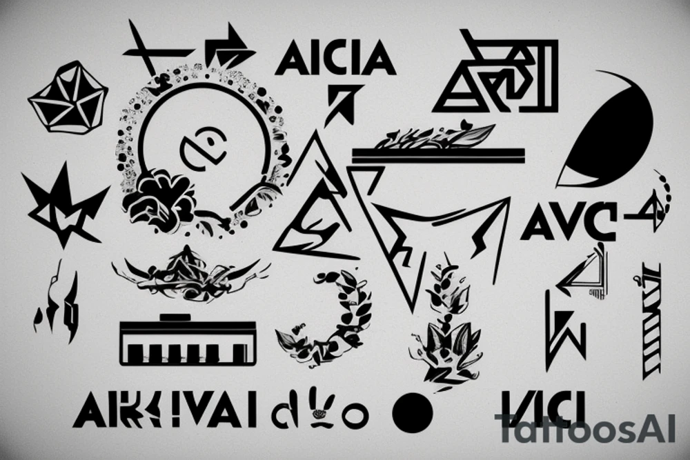 avicii logo tattoo idea