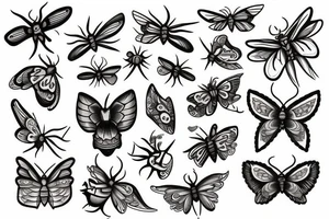 moth tattoo idea