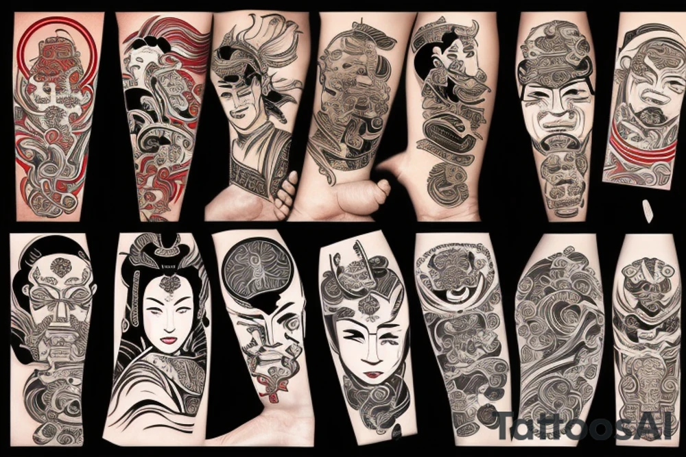 samurai tattoo idea