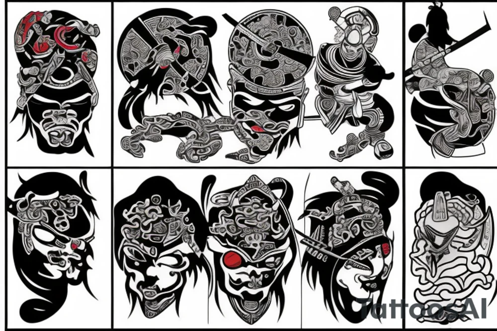 samurai tattoo idea