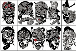 samurai tattoo idea